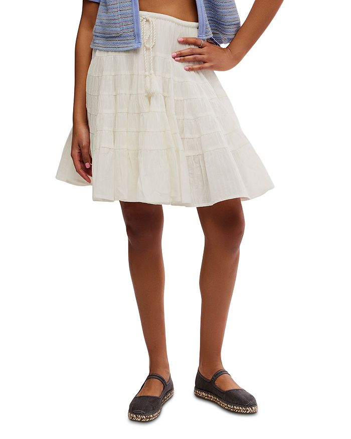 Многослойная юбка миди Free People, белый
Многослойная юбка миди Free People, белый