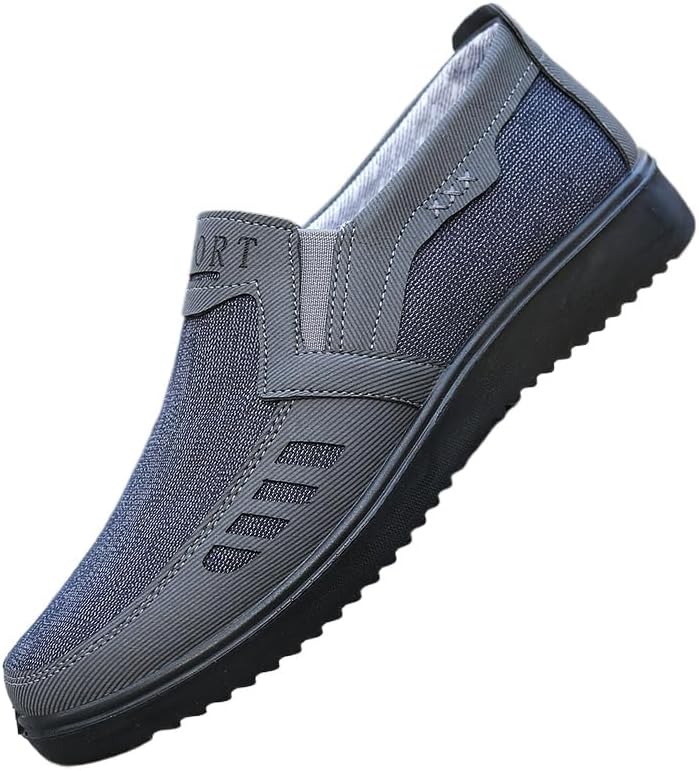 Мужские холщовые лоферы на мягкой подошве с отделкой слип-он, удобные для ходьбы, ортопедические, с круглым носком, дышащие, с мягкой подошвой, и повседневные Hhhchpm, серый
Мужские холщовые лоферы на мягкой подошве с отделкой слип-он, удобные для ходьбы, ортопедические, с круглым носком, дышащие, с мягкой подошвой, и повседневные Hhhchpm, серый