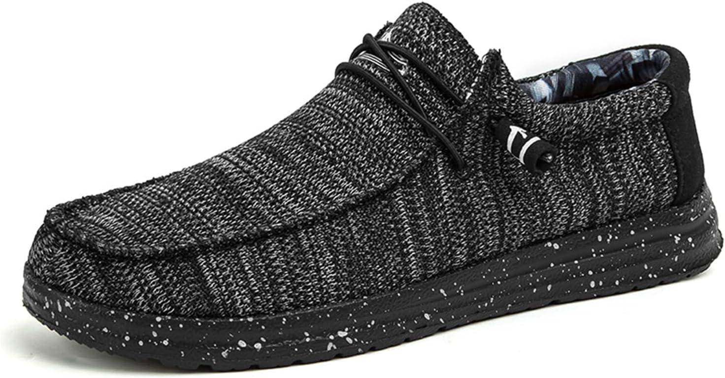 MDPCX Мужские кроссовки разных цветов и размеров, удобные легкие повседневные слипоны-лоферы из эластичного холста, черный
MDPCX Мужские кроссовки разных цветов и размеров, удобные легкие повседневные слипоны-лоферы из эластичного холста, черный