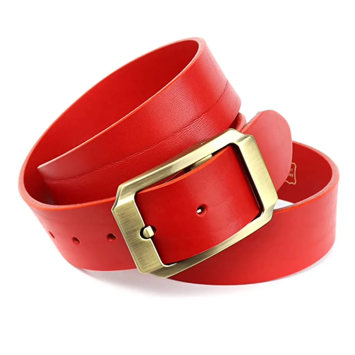 Кожаный ремень Anthony Crown Anthoni Crown, красный 
Кожаный ремень Anthony Crown Anthoni Crown, красный