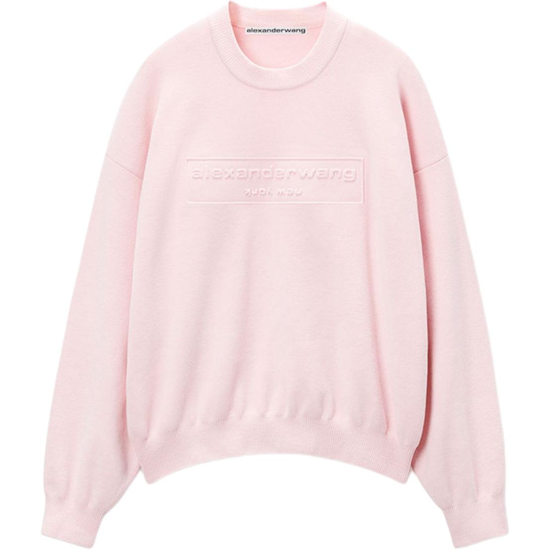 Logo Detailed Crewneck Knitted Pullover Alexander Wang, розовый
Logo Detailed Crewneck Knitted Pullover Alexander Wang, розовый