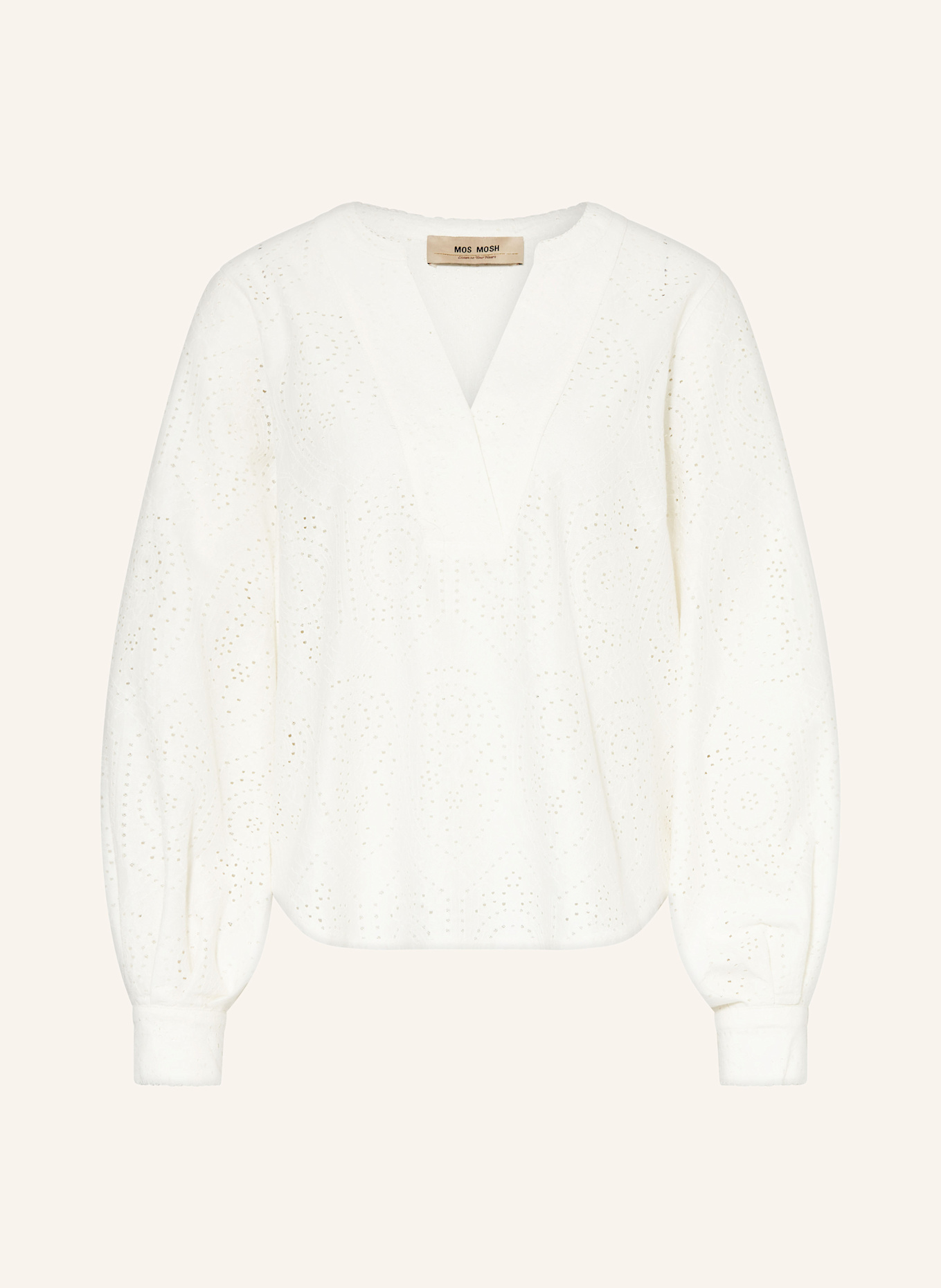 Блузка рубашка mmyen sina из ажурного кружева Mos Mosh, экрю
Блузка рубашка mmyen sina из ажурного кружева Mos Mosh, экрю