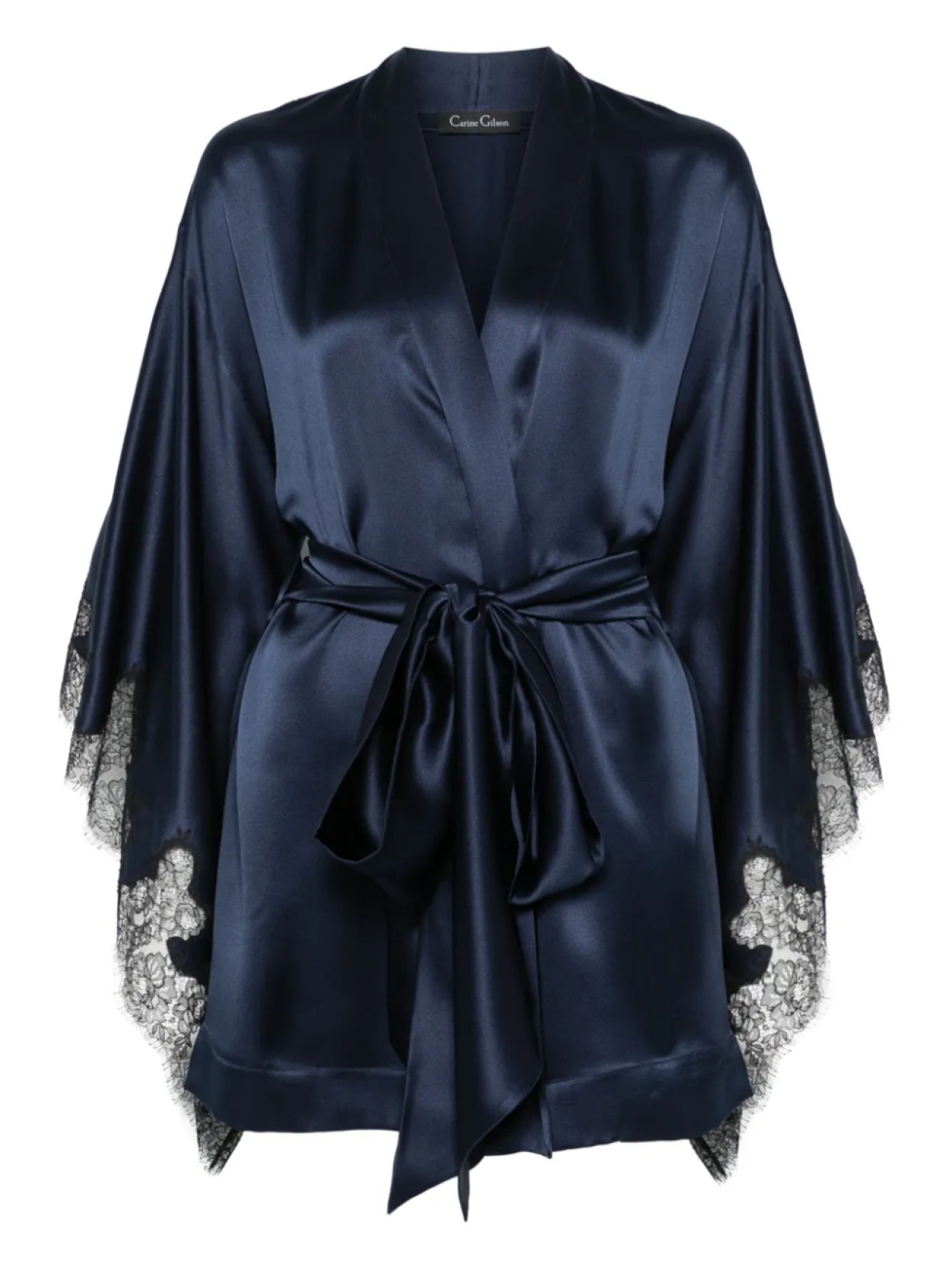 Carine Gilson шелковый халат, синий
Carine Gilson шелковый халат, синий