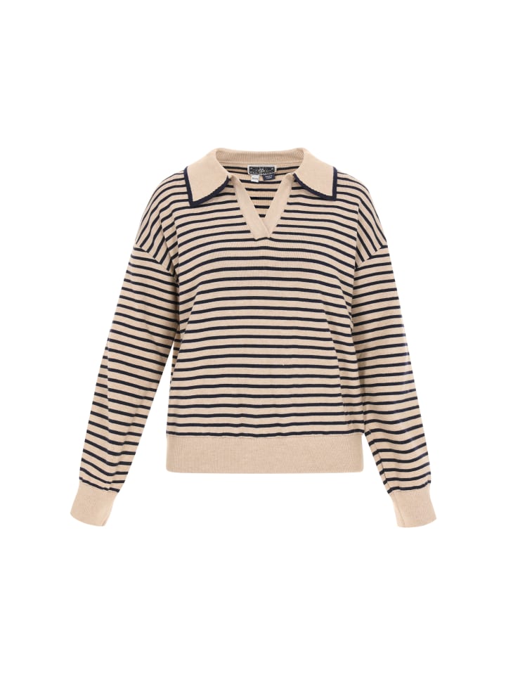 Женский свитер бежевого цвета DreiMaster Maritim
Женский свитер бежевого цвета DreiMaster Maritim