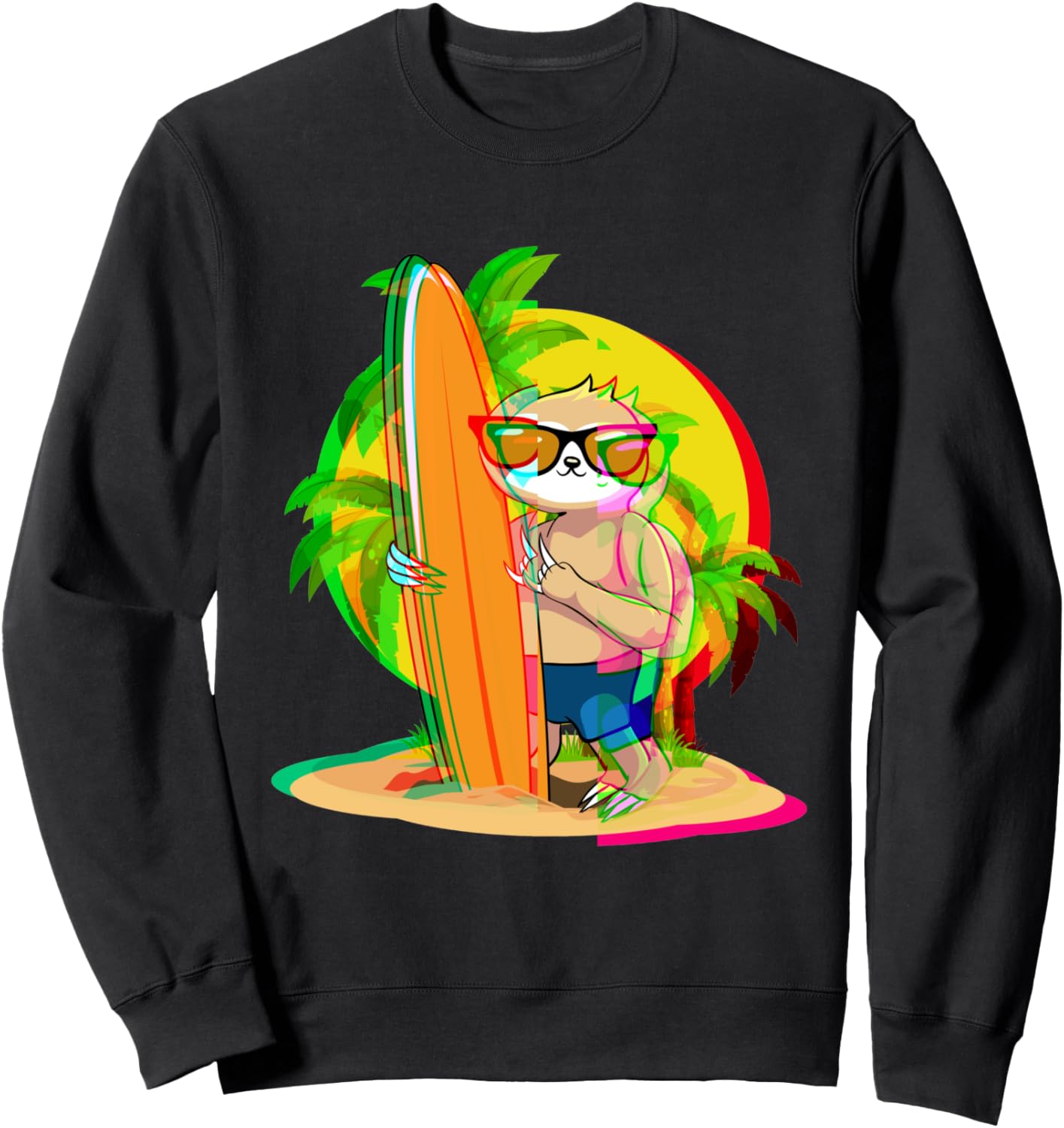 Толстовка с изображением ленивца на пляже, летнего серфера Aesthetic Animal Sloth Lover Design Clothing, черный
Толстовка с изображением ленивца на пляже, летнего серфера Aesthetic Animal Sloth Lover Design Clothing, черный