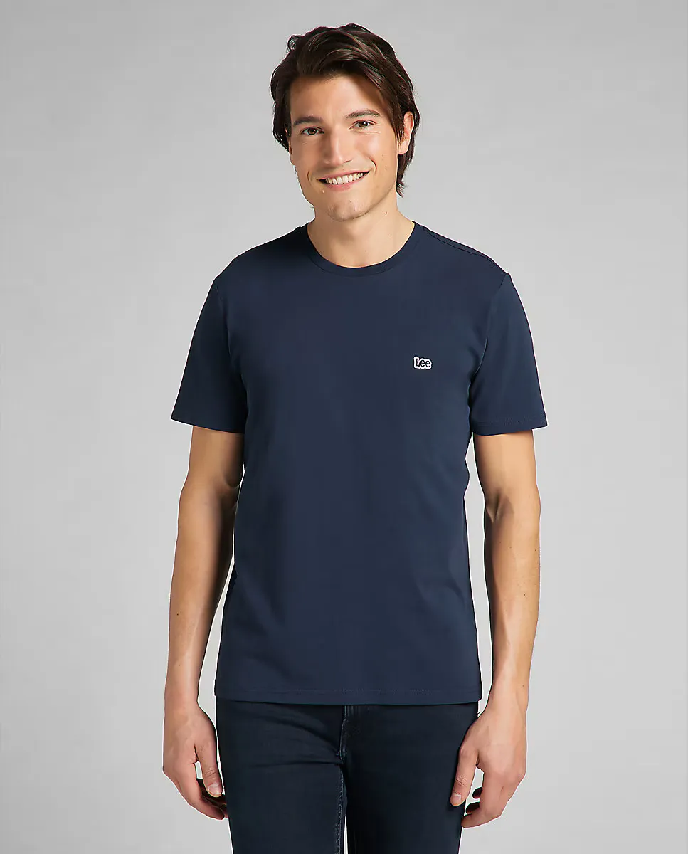 Мужская футболка с коротким рукавом синего цвета Lee, синий
Мужская футболка с коротким рукавом синего цвета Lee, синий