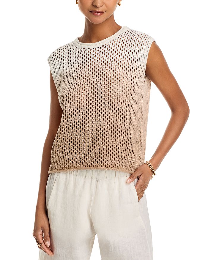 Топ-сетка Nina Velvet by Graham & Spencer, коричневый/бежевый 
Топ-сетка Nina Velvet by Graham & Spencer, коричневый/бежевый