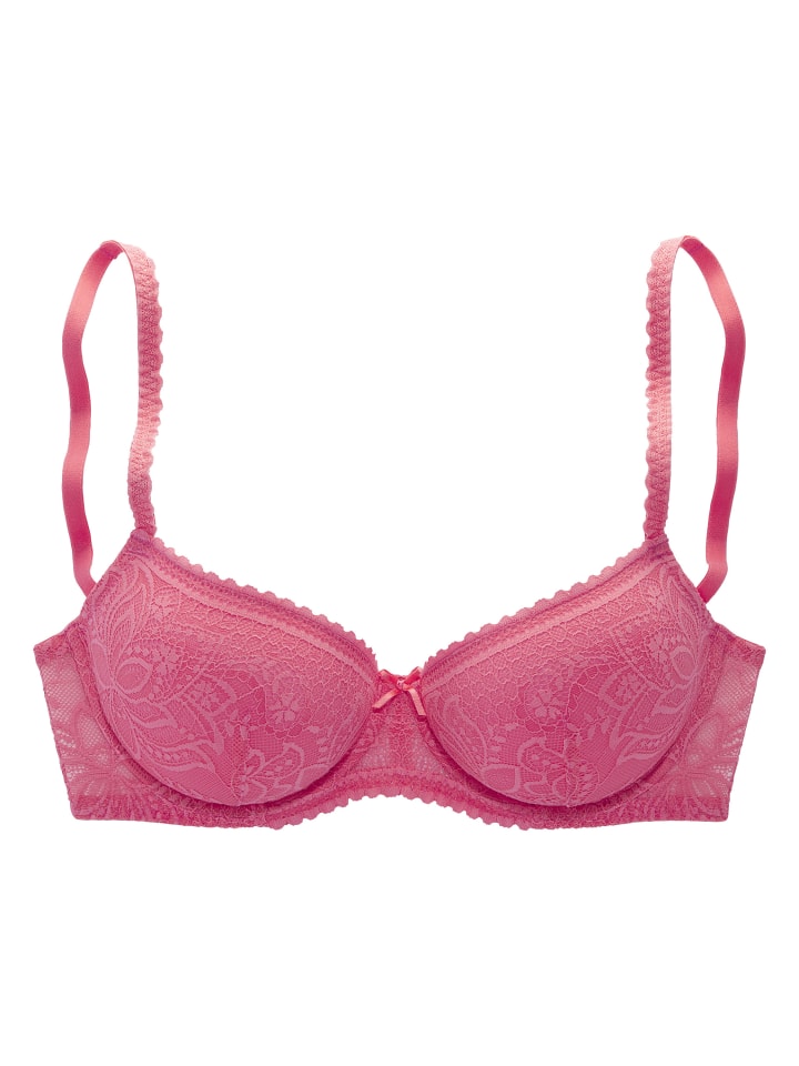Бюстгальтер на косточках LASCANA, розовый
Бюстгальтер на косточках LASCANA, розовый