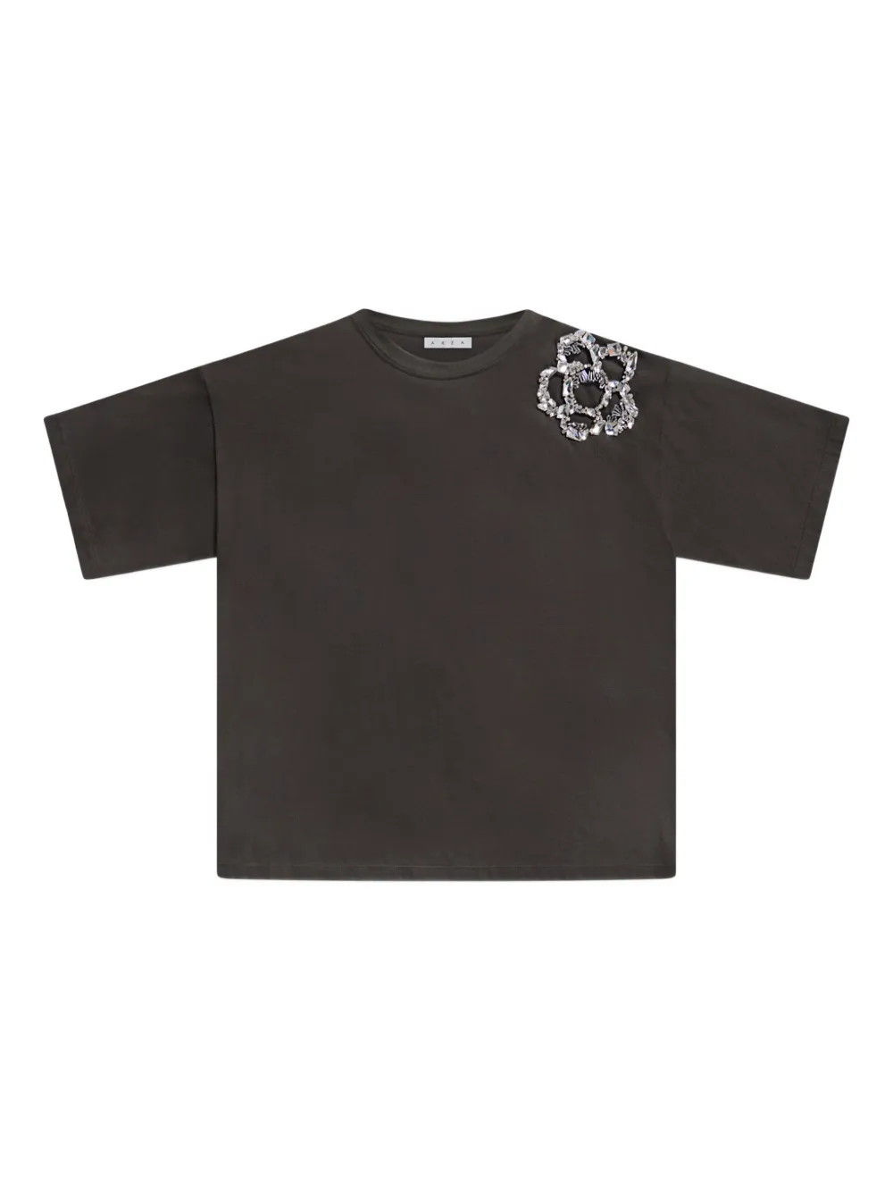 Футболка с цветком из россыпи кристаллов Area, серый
Футболка с цветком из россыпи кристаллов Area, серый