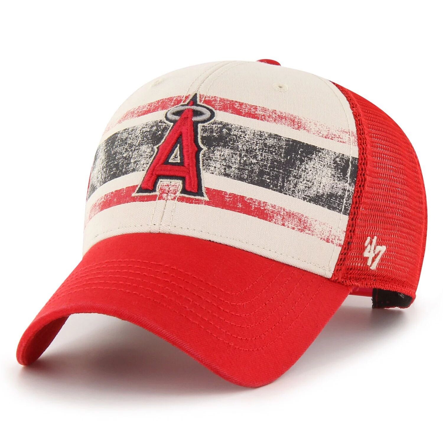 Мужская регулируемая кепка кремового/красного цвета Los Angeles Angels Breakout MVP Trucker '47
Мужская регулируемая кепка кремового/красного цвета Los Angeles Angels Breakout MVP Trucker '47