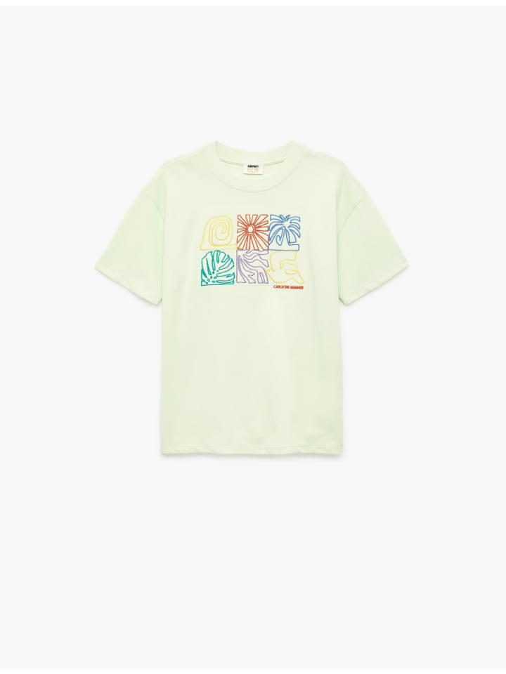 Футболка SS зеленого цвета KOTON
Футболка SS зеленого цвета KOTON