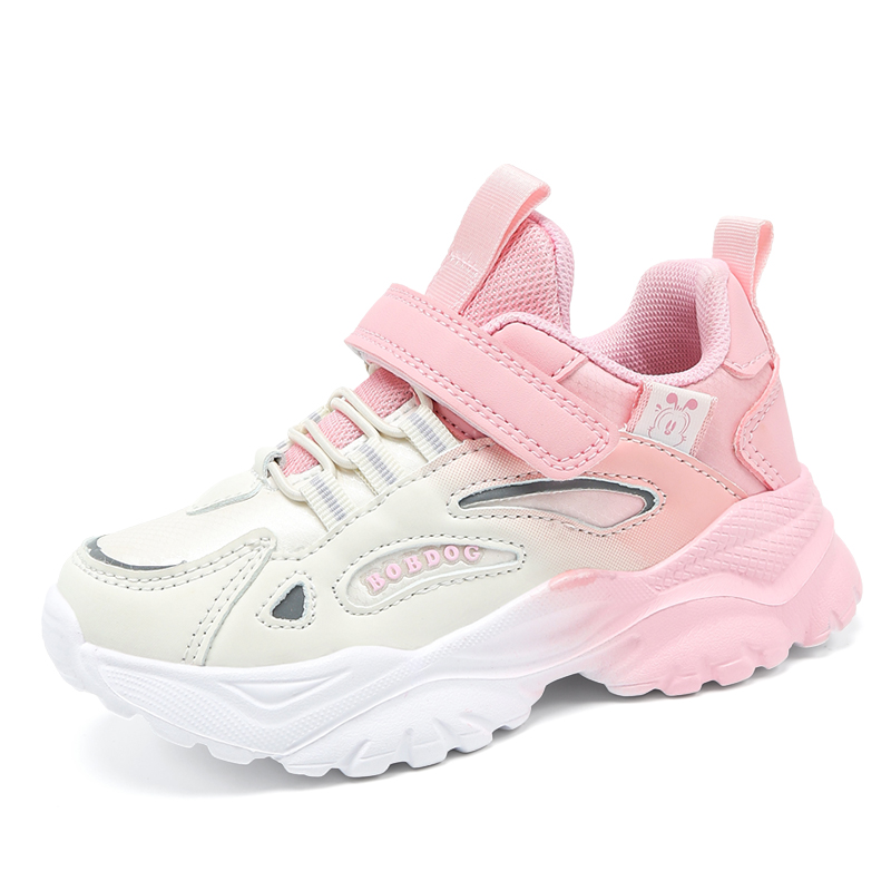 Кроссовки для бега для детей, противоскользящие и износостойкие, легкие, с амортизацией BOBDOG, белый/розовый
Кроссовки для бега для детей, противоскользящие и износостойкие, легкие, с амортизацией BOBDOG, белый/розовый