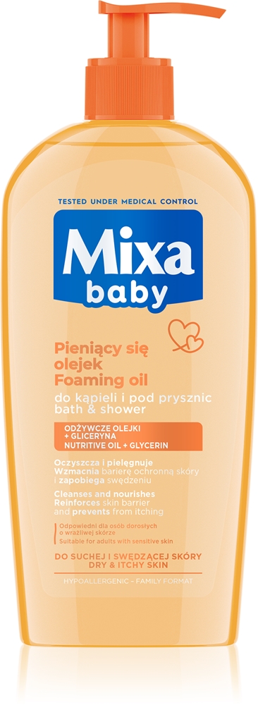 Детское пенящееся масло для ванны и душа Mixa, 400 мл
Детское пенящееся масло для ванны и душа Mixa, 400 мл