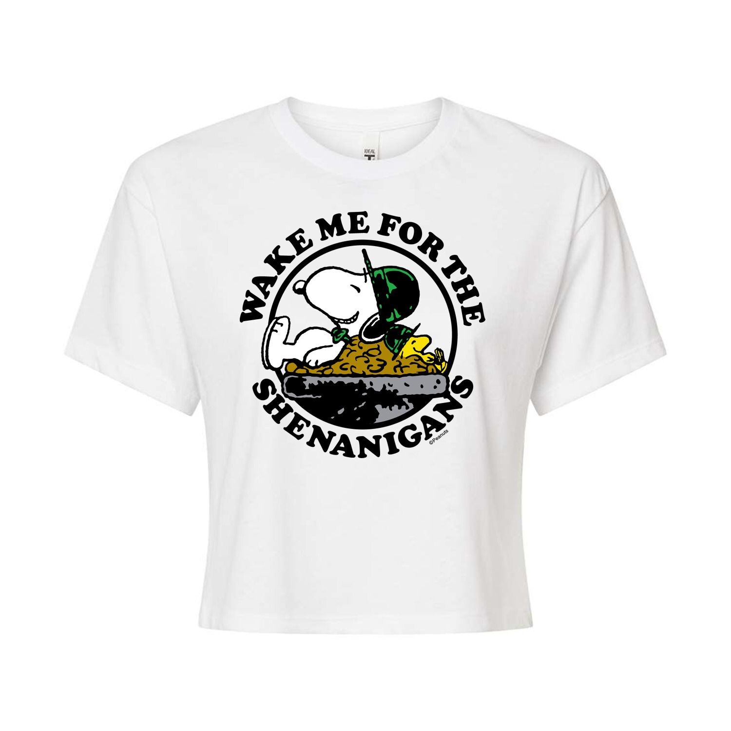 Укороченная футболка Juniors' Peanuts Wake Me Shenanigans Licensed Character, белый
Укороченная футболка Juniors' Peanuts Wake Me Shenanigans Licensed Character, белый