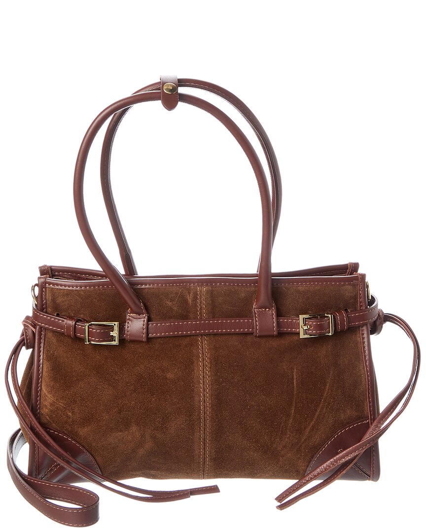 Замшевая сумка-тоут Persaman New York Sadie, коричневый
Замшевая сумка-тоут Persaman New York Sadie, коричневый