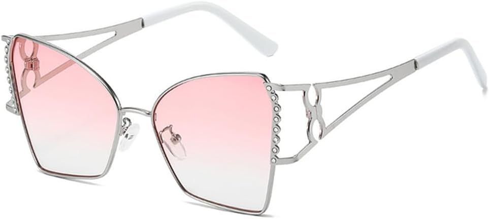 Модные солнцезащитные очки-бабочки для женщин, металлические панк-очки, мужские солнцезащитные очки с зеркальными линзами и полым декором, защита от ультрафиолета UV400, SUN1971 Generic, Silver Pink
Модные солнцезащитные очки-бабочки для женщин, металлические панк-очки, мужские солнцезащитные очки с зеркальными линзами и полым декором, защита от ультрафиолета UV400, SUN1971 Generic, Silver Pink
