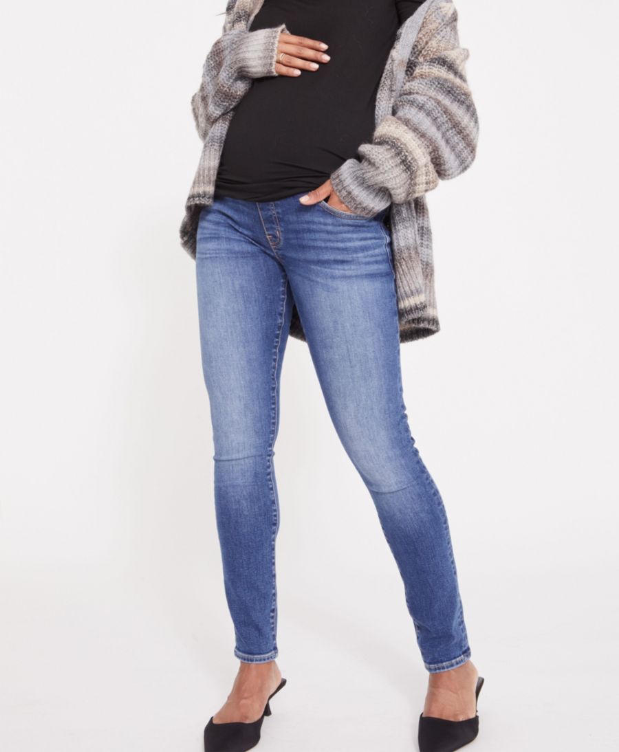 Джинсы-стринги для беременных HATCH Collection, Indigo
Джинсы-стринги для беременных HATCH Collection, Indigo