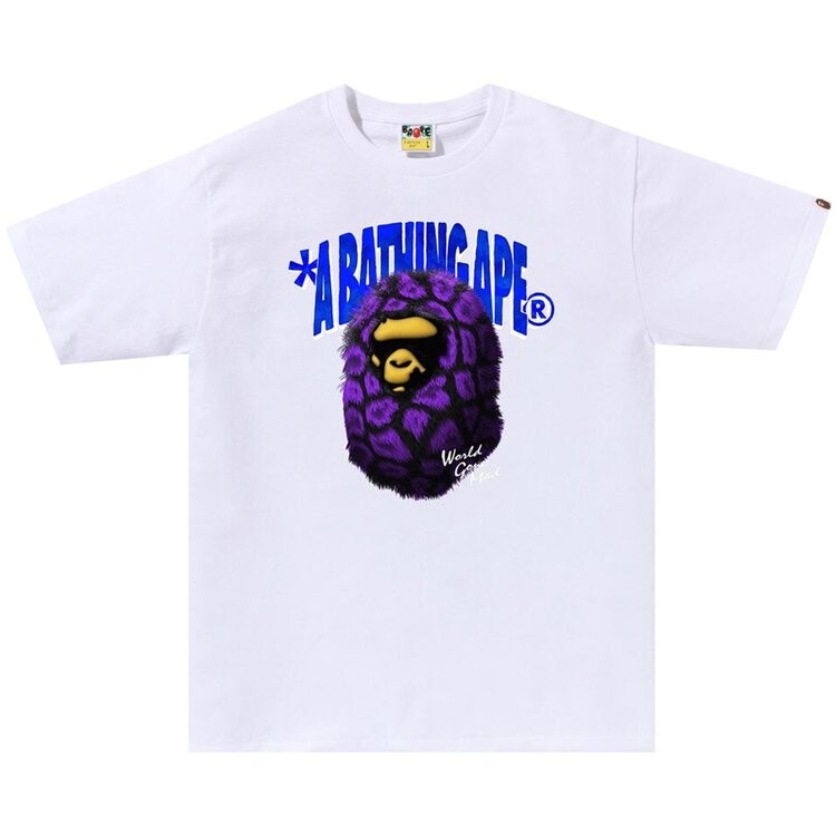 Футболка BAPE Fur Ape Head 'White', белый
Футболка BAPE Fur Ape Head 'White', белый