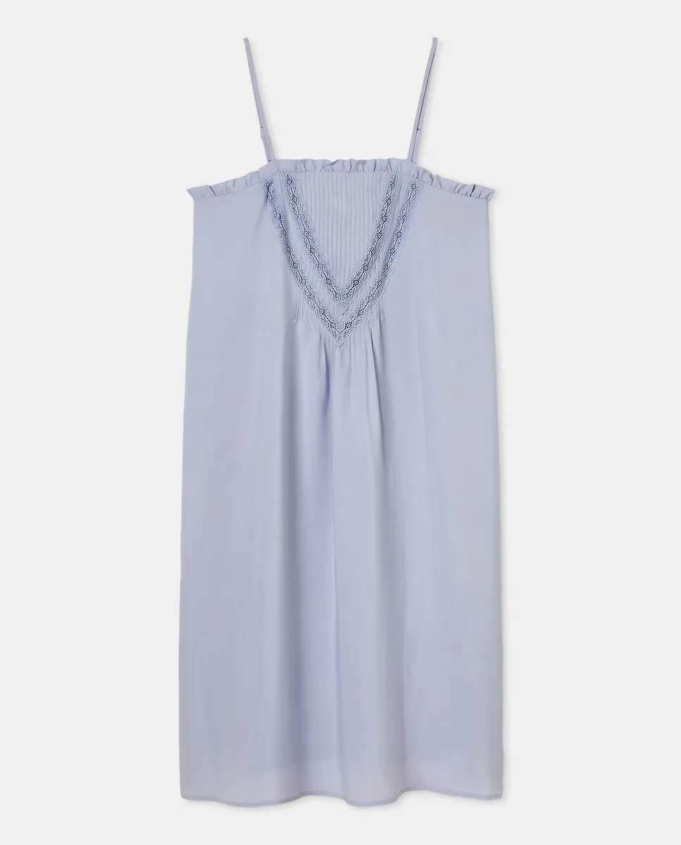 Ночная сорочка на бретелях с кружевными деталями Énfasis, зеленый
Ночная сорочка на бретелях с кружевными деталями Énfasis, зеленый