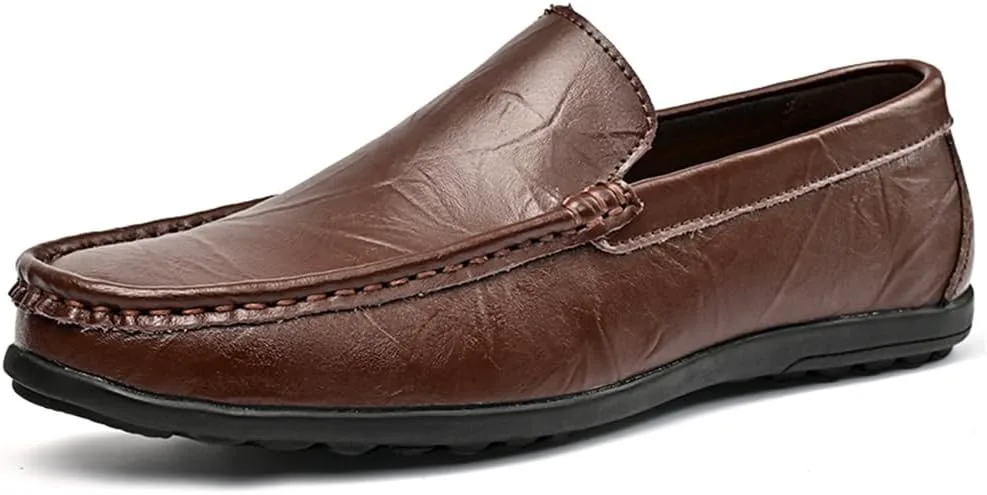 Мужские мокасины из натуральной кожи, удобные повседневные туфли для вождения, дышащие лоферы Abborora, темно-коричневый
Мужские мокасины из натуральной кожи, удобные повседневные туфли для вождения, дышащие лоферы Abborora, темно-коричневый