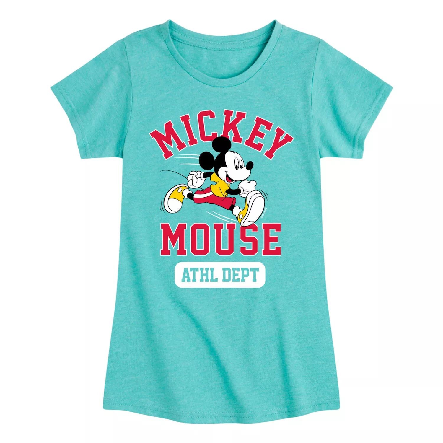 Спортивная футболка с рисунком Микки Мауса Disney для девочек 7–16 лет Licensed Character 
Спортивная футболка с рисунком Микки Мауса Disney для девочек 7–16 лет Licensed Character