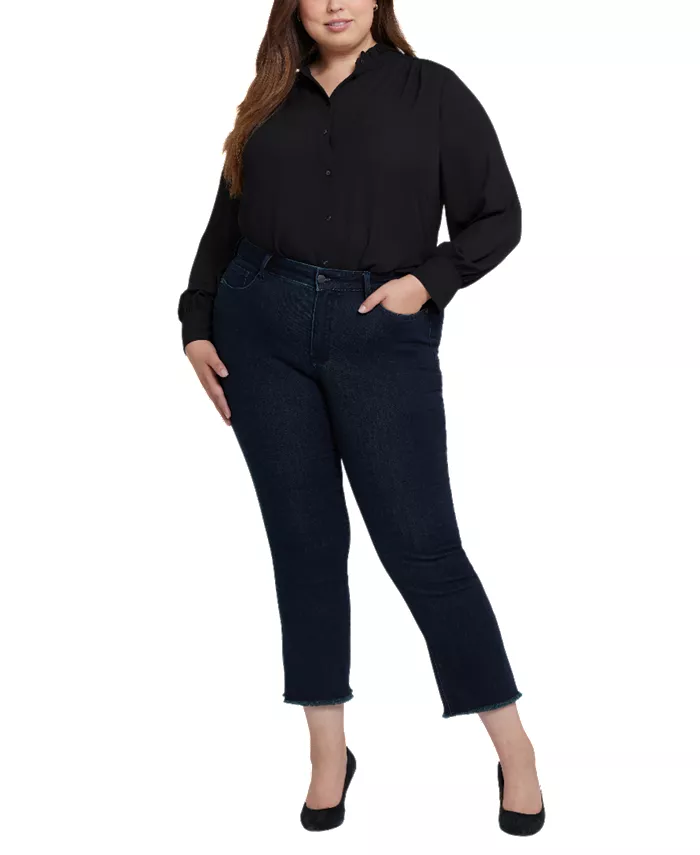 Джинсы Marilyn Ankle Straight Push On Plus Size NYDJ, синий
Джинсы Marilyn Ankle Straight Push On Plus Size NYDJ, синий