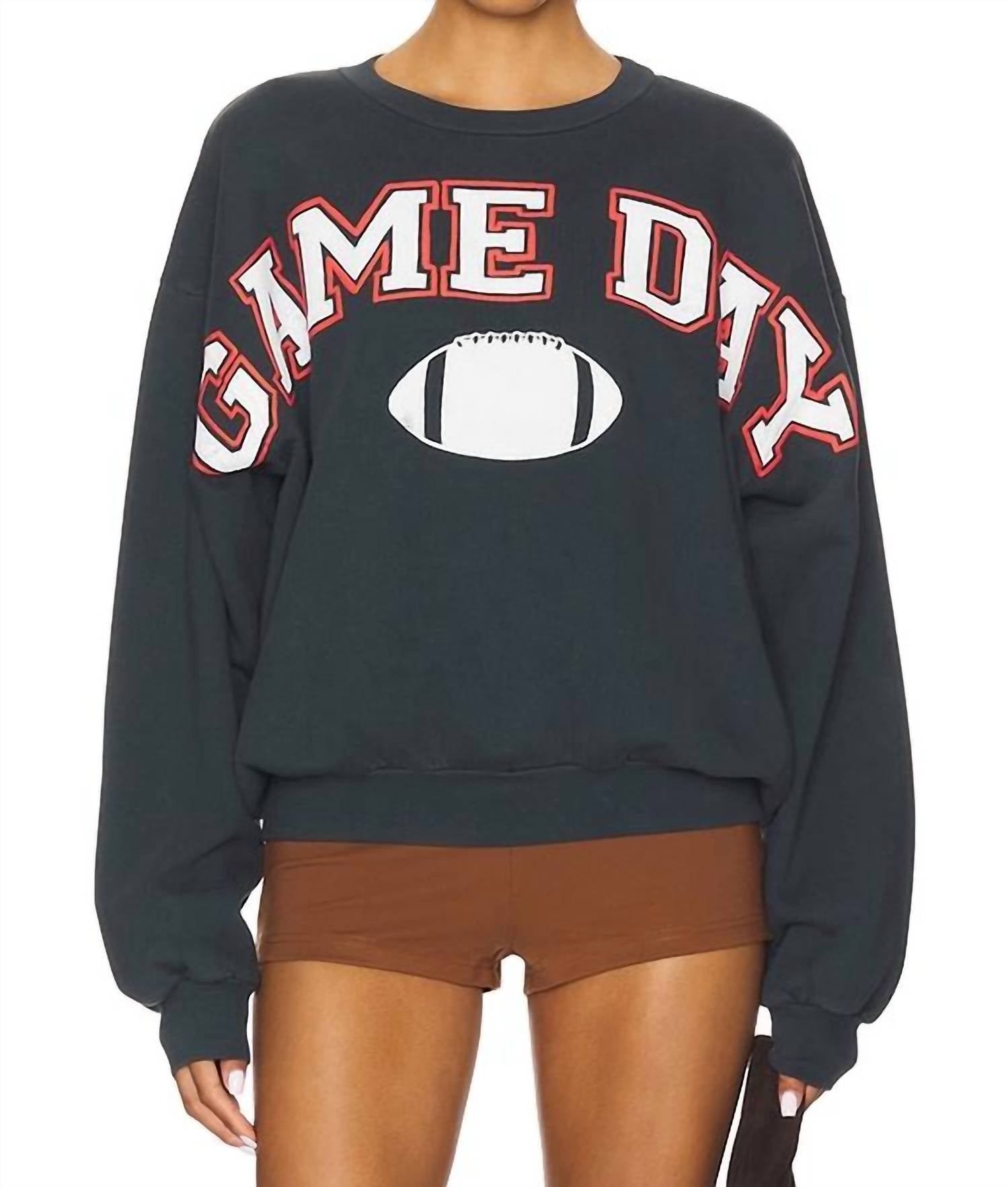 DAYDREAMER Толстовка Game Day Crew в винтажном черном цвете
DAYDREAMER Толстовка Game Day Crew в винтажном черном цвете