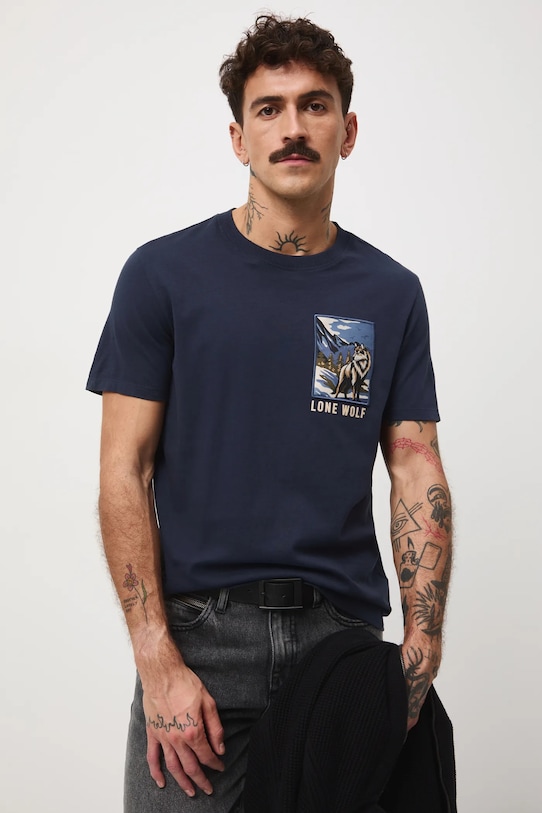 Хлопковая футболка Medicine, темно-синий
Хлопковая футболка Medicine, темно-синий