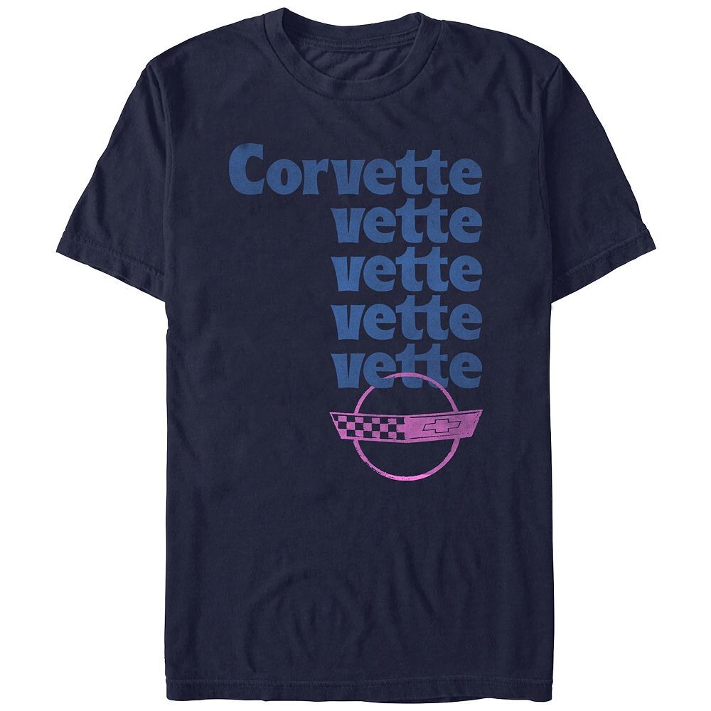 Мужская футболка с графическим рисунком Corvette Vette Stack Licensed Character, темно-синий
Мужская футболка с графическим рисунком Corvette Vette Stack Licensed Character, темно-синий