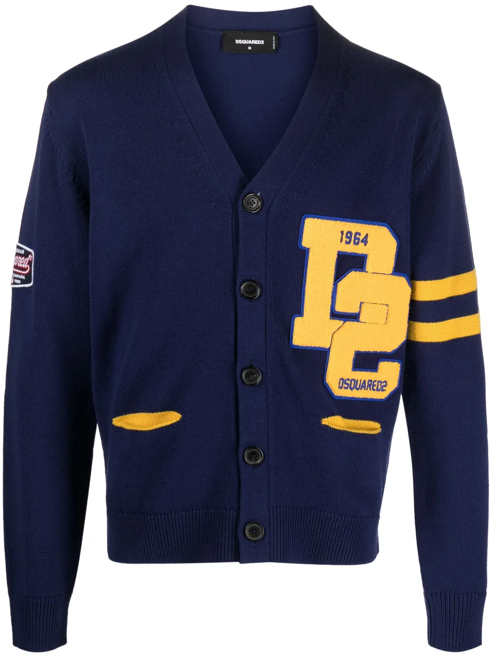 Шерстяной кардиган College Shetland DSQUARED2, синий
Шерстяной кардиган College Shetland DSQUARED2, синий