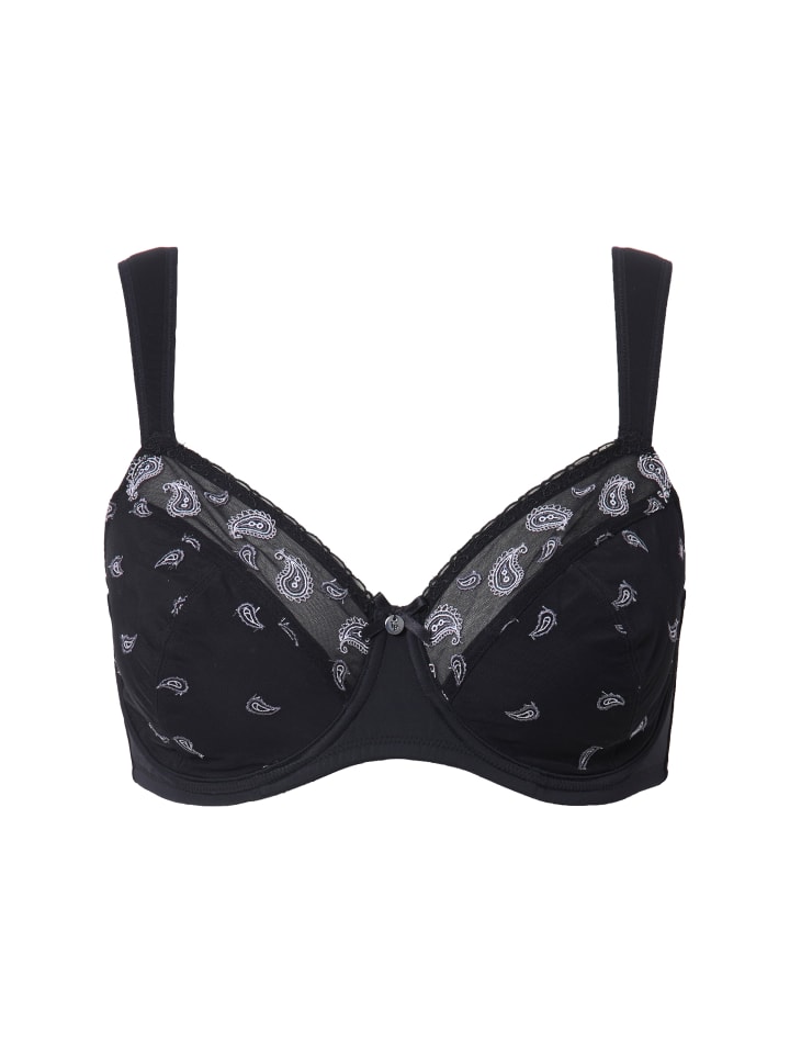 Бюстгальтер на косточках Ulla Popken BH, черный
Бюстгальтер на косточках Ulla Popken BH, черный