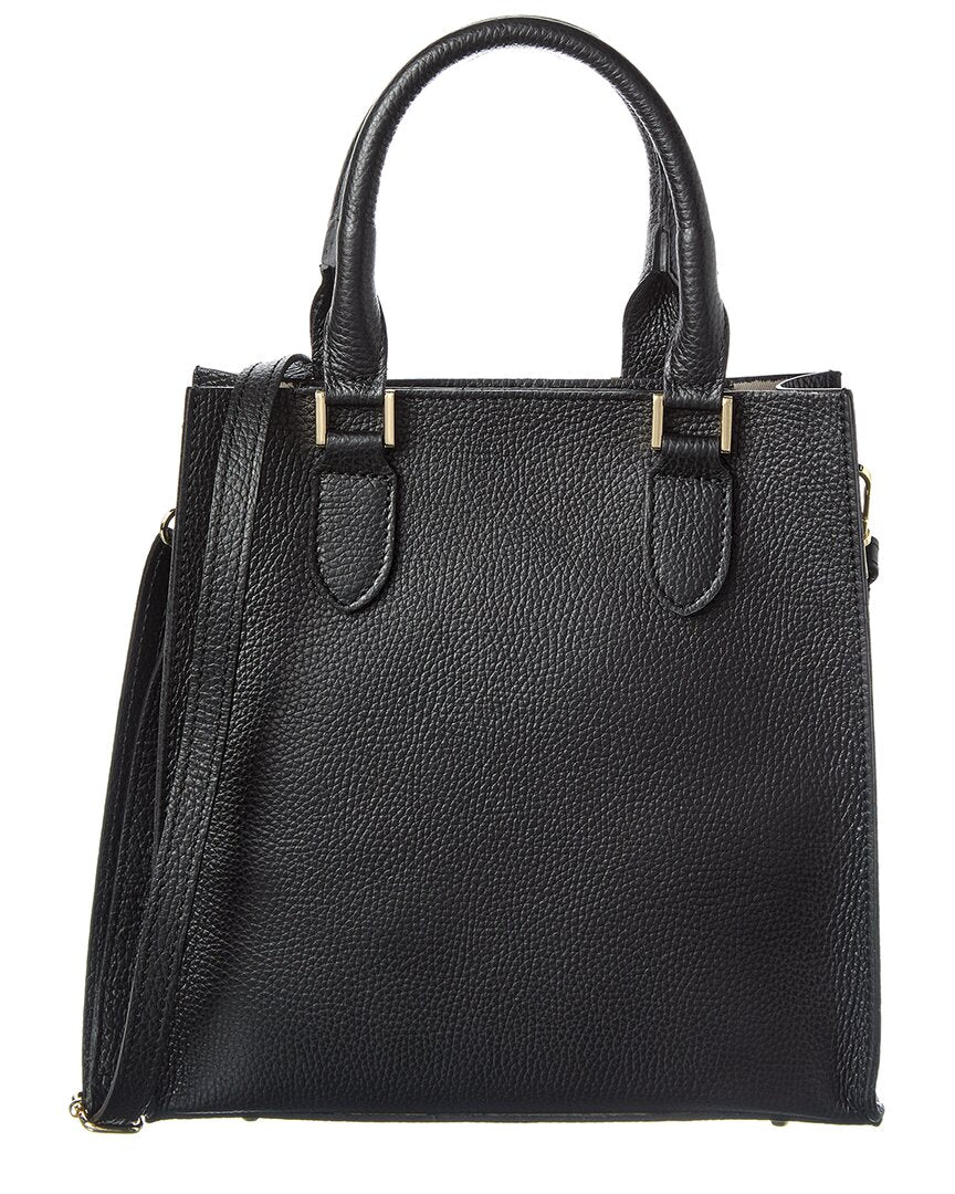 Кожаная сумка-тоут Persaman New York Elsie, черный
Кожаная сумка-тоут Persaman New York Elsie, черный