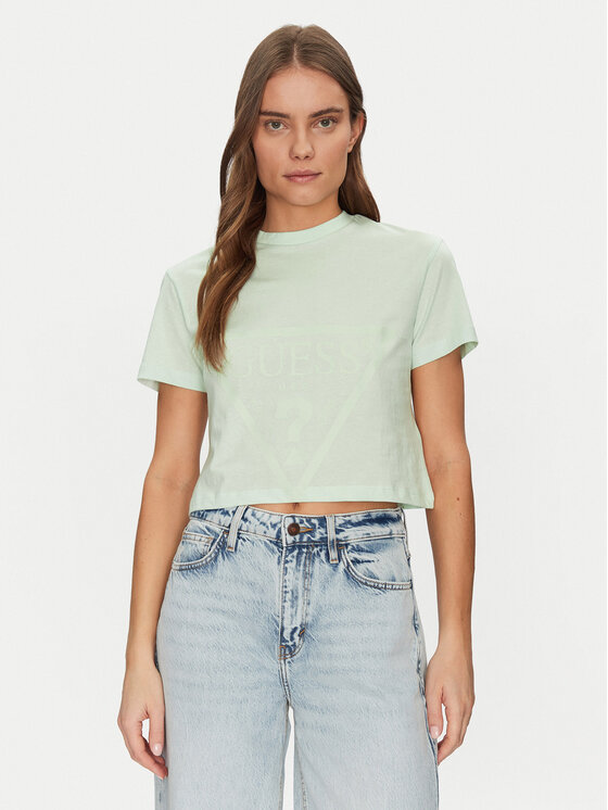 Футболка regular fit V2YI06 K8HM0 Guess, зеленый
Футболка regular fit V2YI06 K8HM0 Guess, зеленый