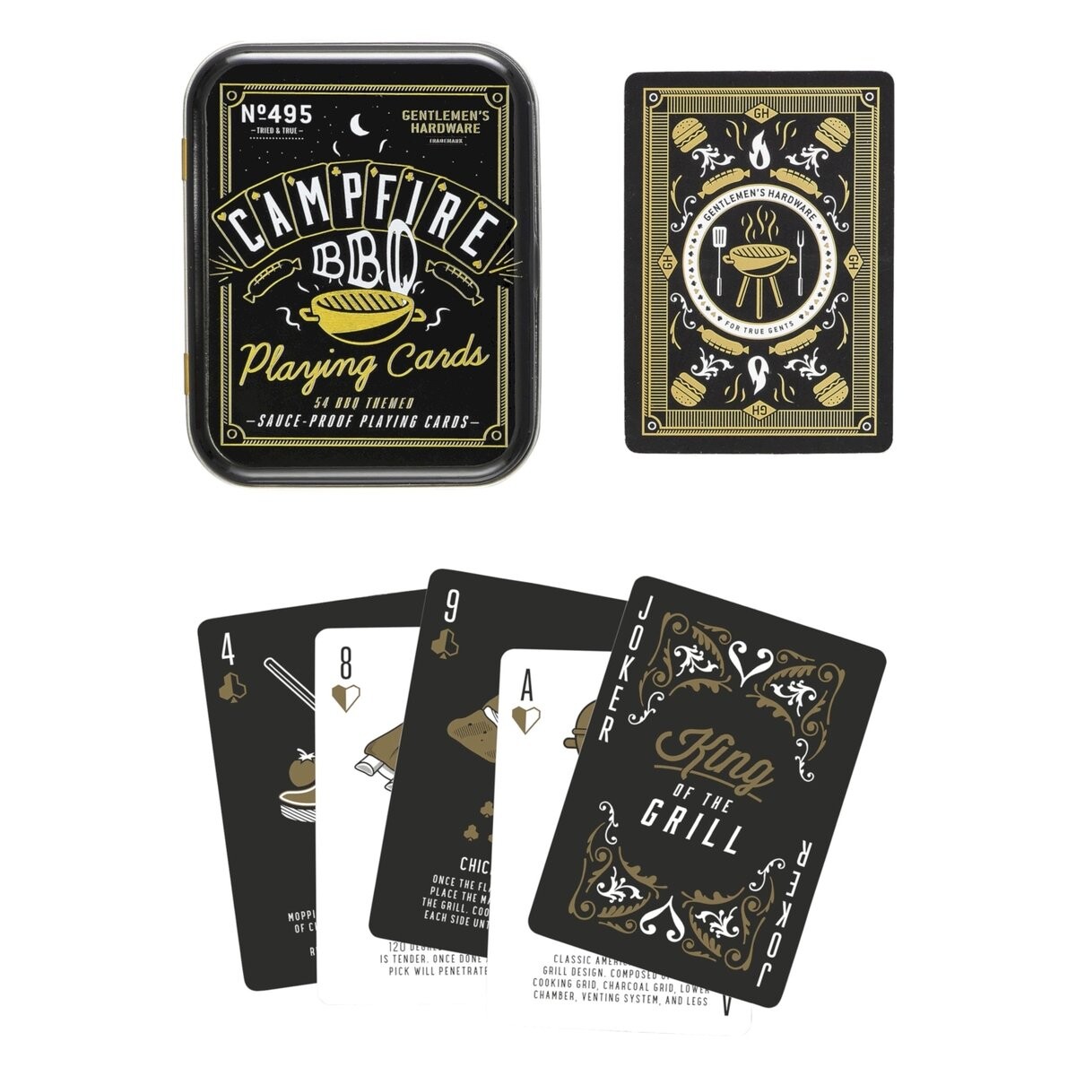 Игральные карты для барбекю в банке | ДЖЕНТЛЬМЕНСКАЯ ТЕХНИКА GENTLEMEN'S HARDWARE
Игральные карты для барбекю в банке | ДЖЕНТЛЬМЕНСКАЯ ТЕХНИКА GENTLEMEN'S HARDWARE