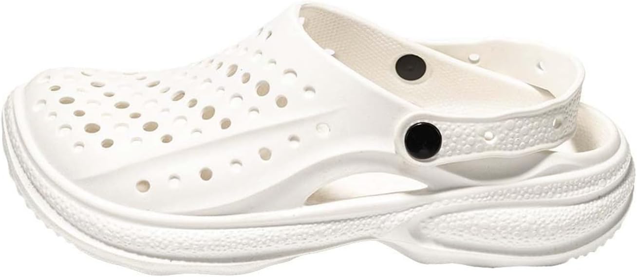 Садовые сабо для женщин и мужчин, комфортные шлепанцы без застежки, унисекс, противоскользящие, для прогулок на свежем воздухе, душа, летние легкие пляжные повседневные тапочки Generic, белый
Садовые сабо для женщин и мужчин, комфортные шлепанцы без застежки, унисекс, противоскользящие, для прогулок на свежем воздухе, душа, летние легкие пляжные повседневные тапочки Generic, белый