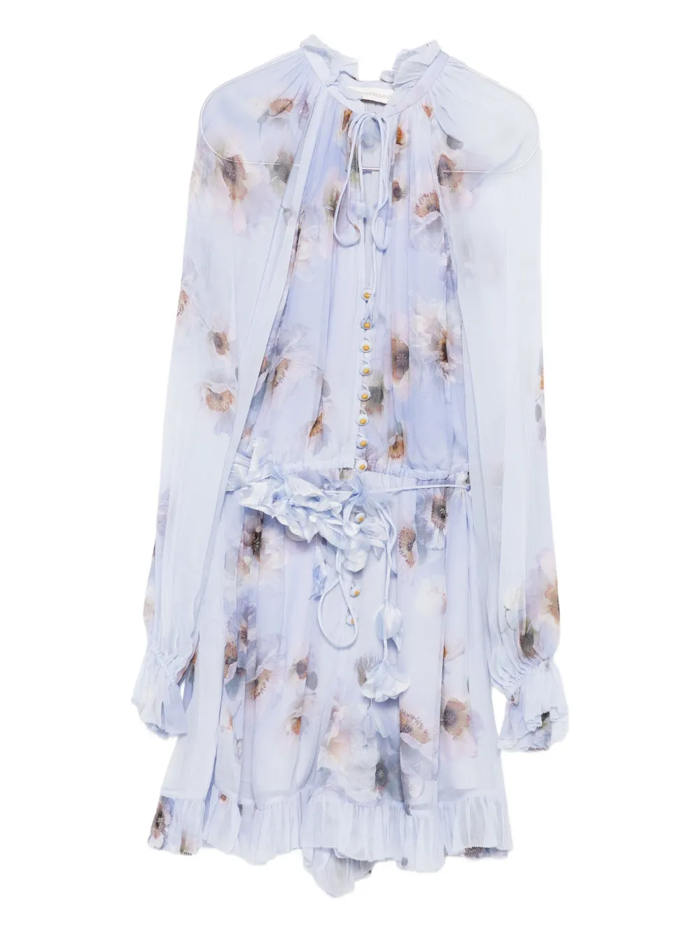 Комбинезон с цветочным принтом и оборками ZIMMERMANN, фиолетовый
Комбинезон с цветочным принтом и оборками ZIMMERMANN, фиолетовый
