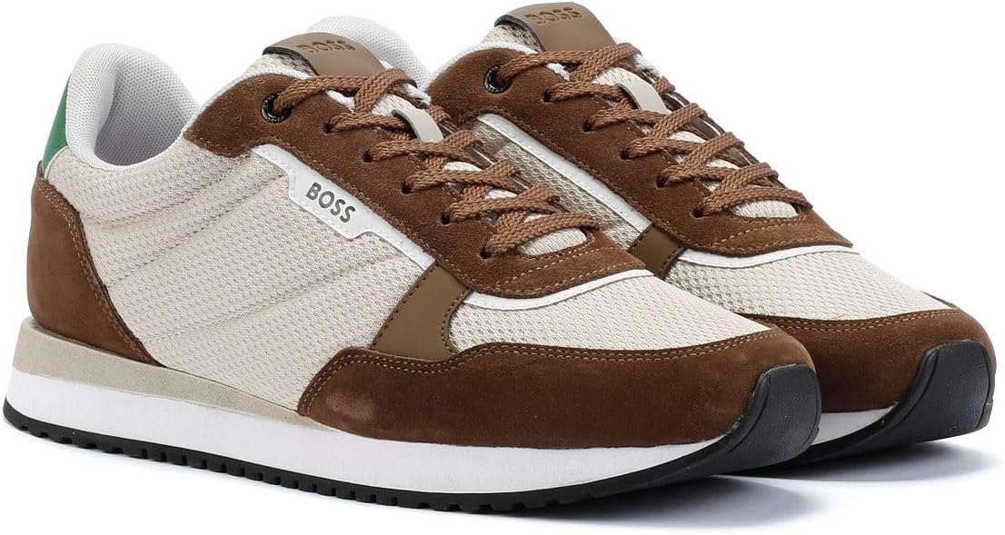 BOSS Мужские кроссовки Kai Retro Low Profile, Open Beige.
BOSS Мужские кроссовки Kai Retro Low Profile, Open Beige.