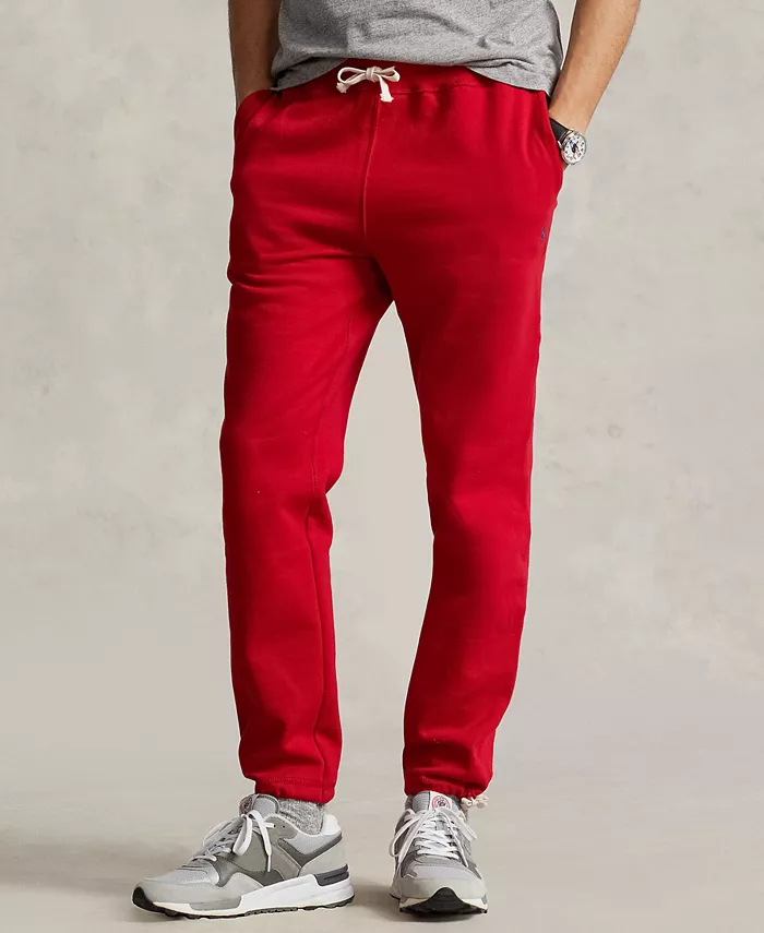 Мужские флисовые спортивные брюки Signature Fleece Sweatpant Polo Ralph Lauren, красный 
Мужские флисовые спортивные брюки Signature Fleece Sweatpant Polo Ralph Lauren, красный