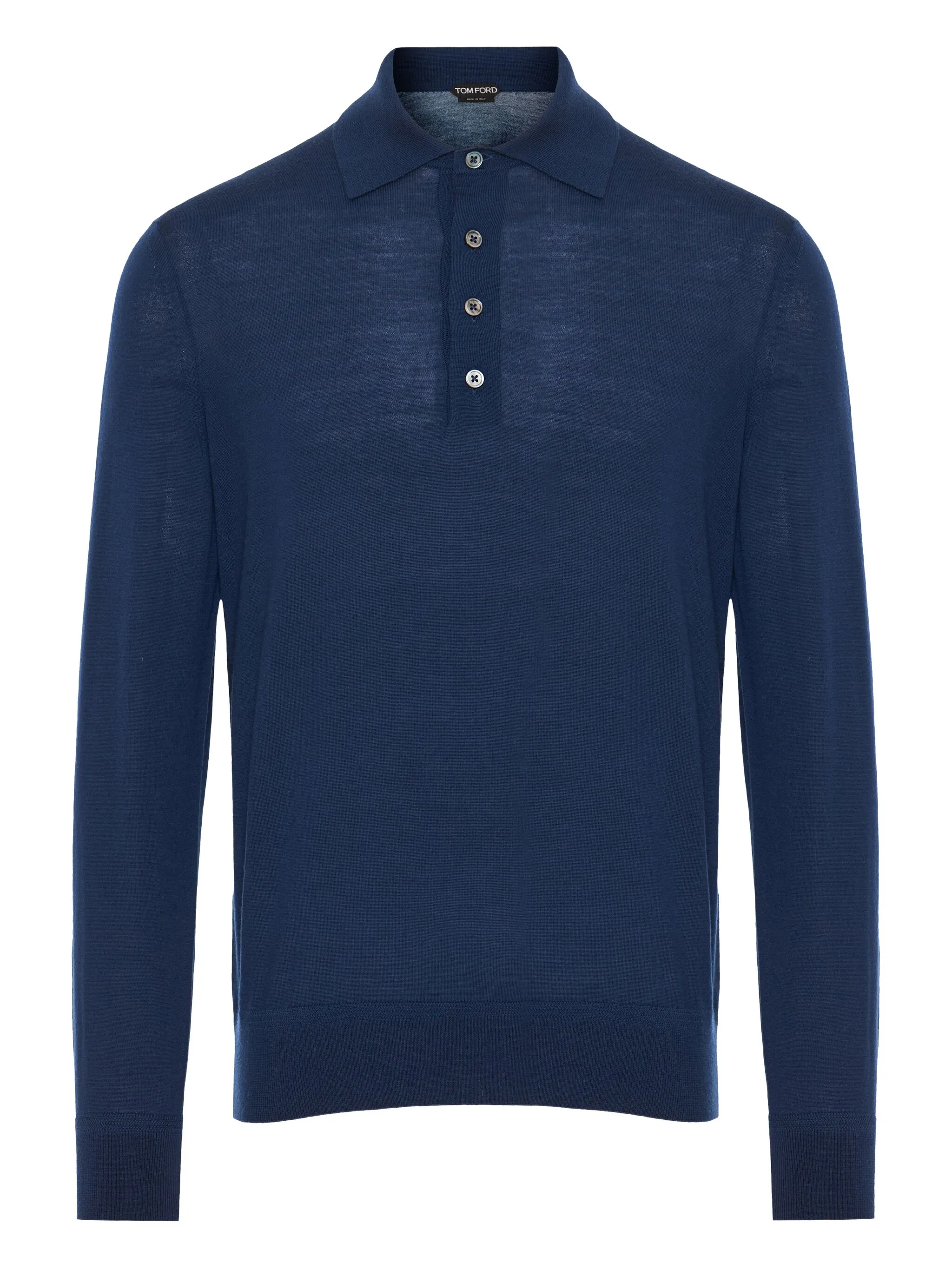 Рубашка поло с длинными рукавами Tom Ford, синий
Рубашка поло с длинными рукавами Tom Ford, синий