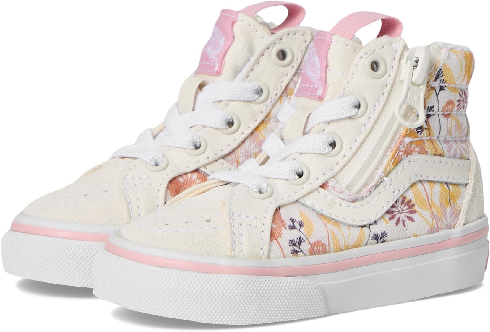 Кроссовки Vans Kids Sk8-Hi Reissue Side Zip, цвет Pressed Floral Marshmallow
Кроссовки Vans Kids Sk8-Hi Reissue Side Zip, цвет Pressed Floral Marshmallow