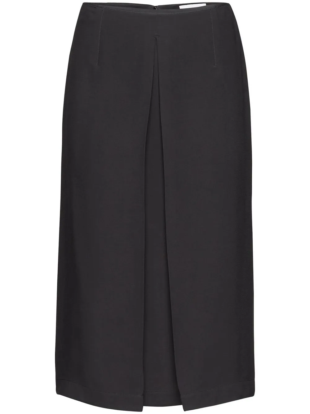 Юбка миди со складками Ferragamo, черный 
Юбка миди со складками Ferragamo, черный