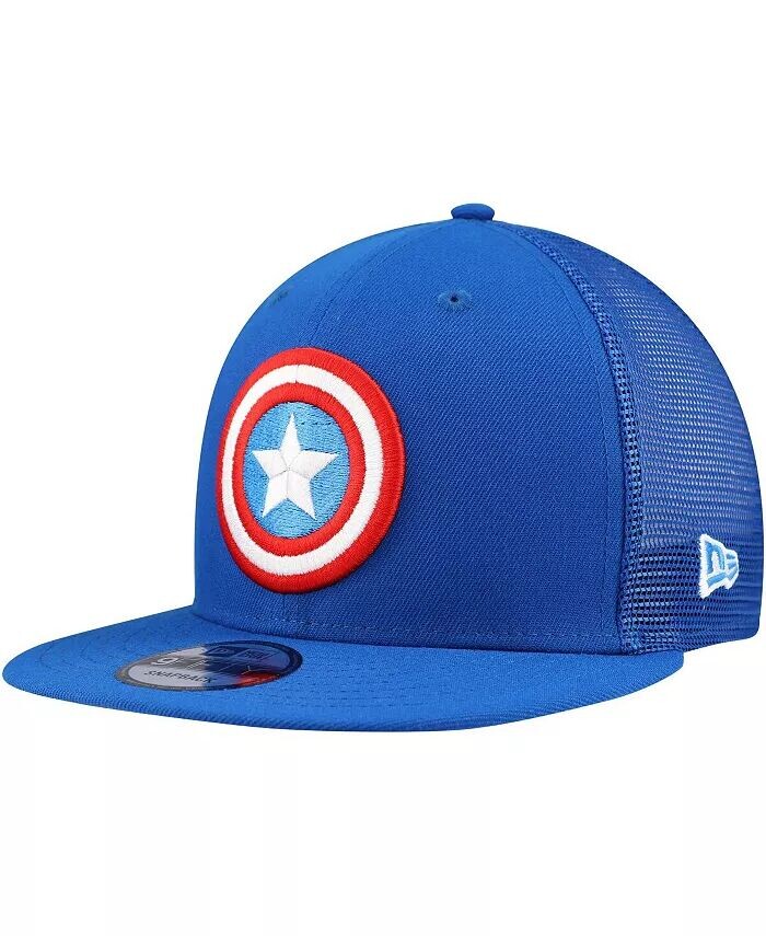 Мужская синяя кепка Captain America 9FIFTY Snapback Trucker New Era, синий
Мужская синяя кепка Captain America 9FIFTY Snapback Trucker New Era, синий