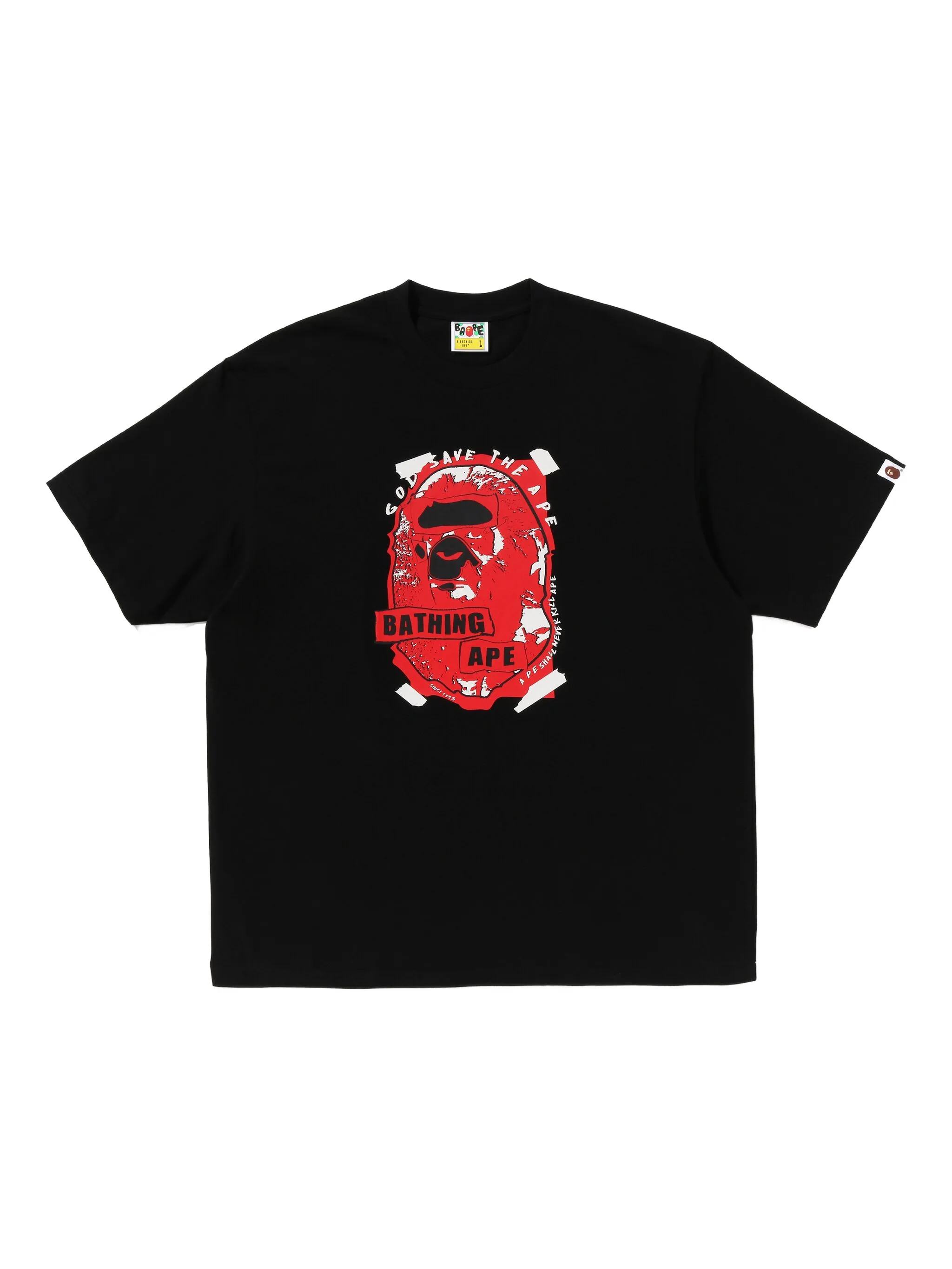Футболка Graffiti Ape Head A Bathing Ape, черный
Футболка Graffiti Ape Head A Bathing Ape, черный