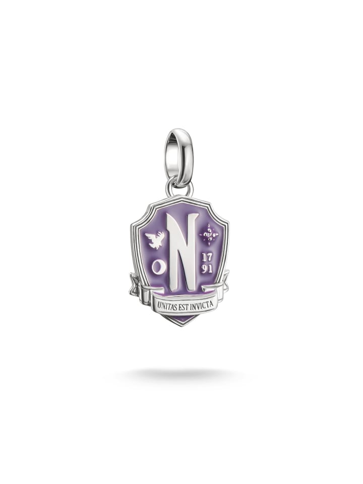 Thomas Sabo Подвеска-шарм Wednesday Nevermore Enamel Connect из серебра, разноцветная
Thomas Sabo Подвеска-шарм Wednesday Nevermore Enamel Connect из серебра, разноцветная
