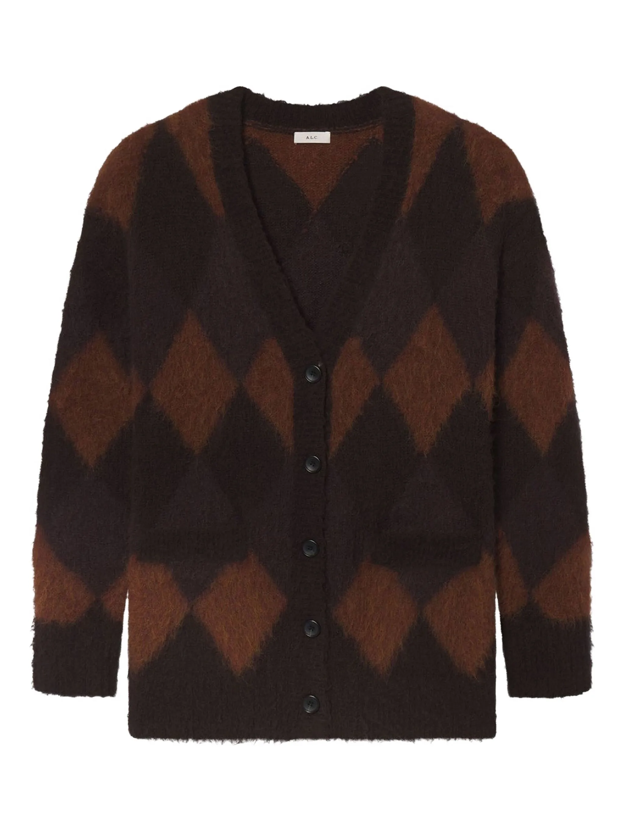 Кардиган Reid с узором A.L.C., коричневый
Кардиган Reid с узором A.L.C., коричневый