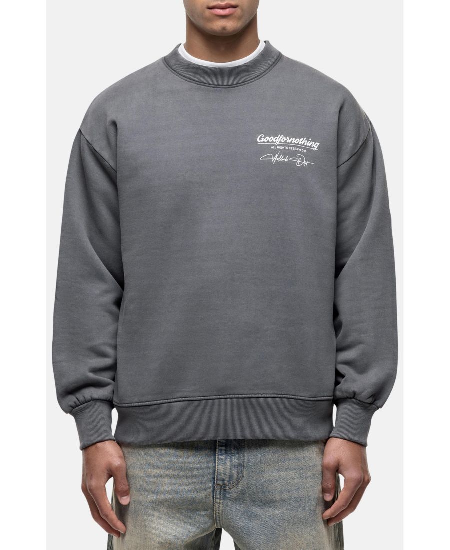 Женская толстовка Cult серого цвета с эффектом потертости Good For Nothing, Grey
Женская толстовка Cult серого цвета с эффектом потертости Good For Nothing, Grey