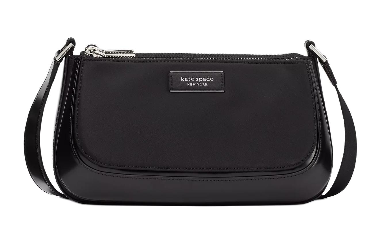 Kate Spade Сумка через плечо из переработанного нейлона среднего размера женская черная
Kate Spade Сумка через плечо из переработанного нейлона среднего размера женская черная