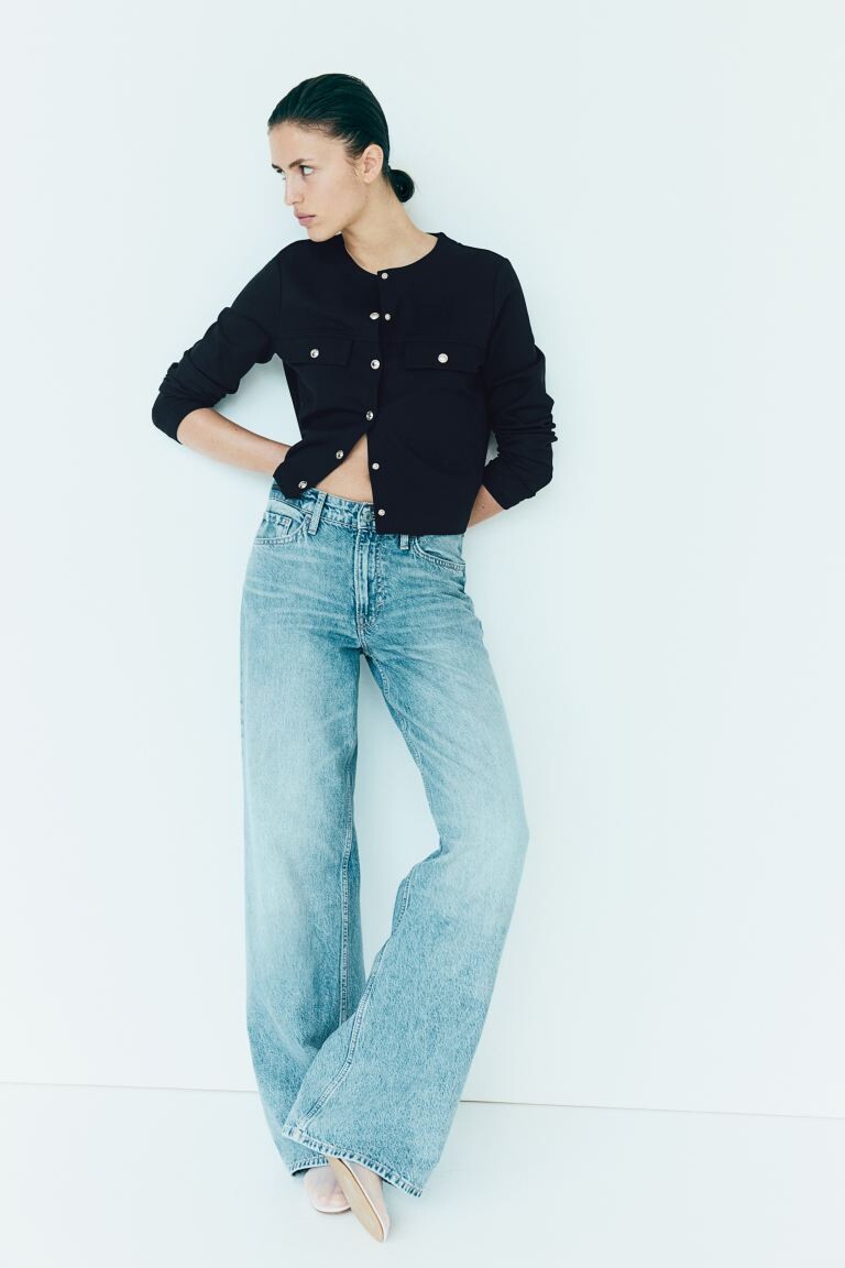 Кардиган из джерси H&M, синий
Кардиган из джерси H&M, синий