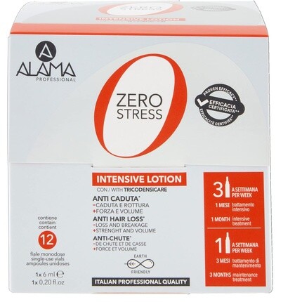 Alama Professional Zero Stress флаконы от выпадения волос, укрепляющие флаконы от выпадения волос, 12 шт. по 5 мл — упаковка из 12 шт.
Alama Professional Zero Stress флаконы от выпадения волос, укрепляющие флаконы от выпадения волос, 12 шт. по 5 мл — упаковка из 12 шт.