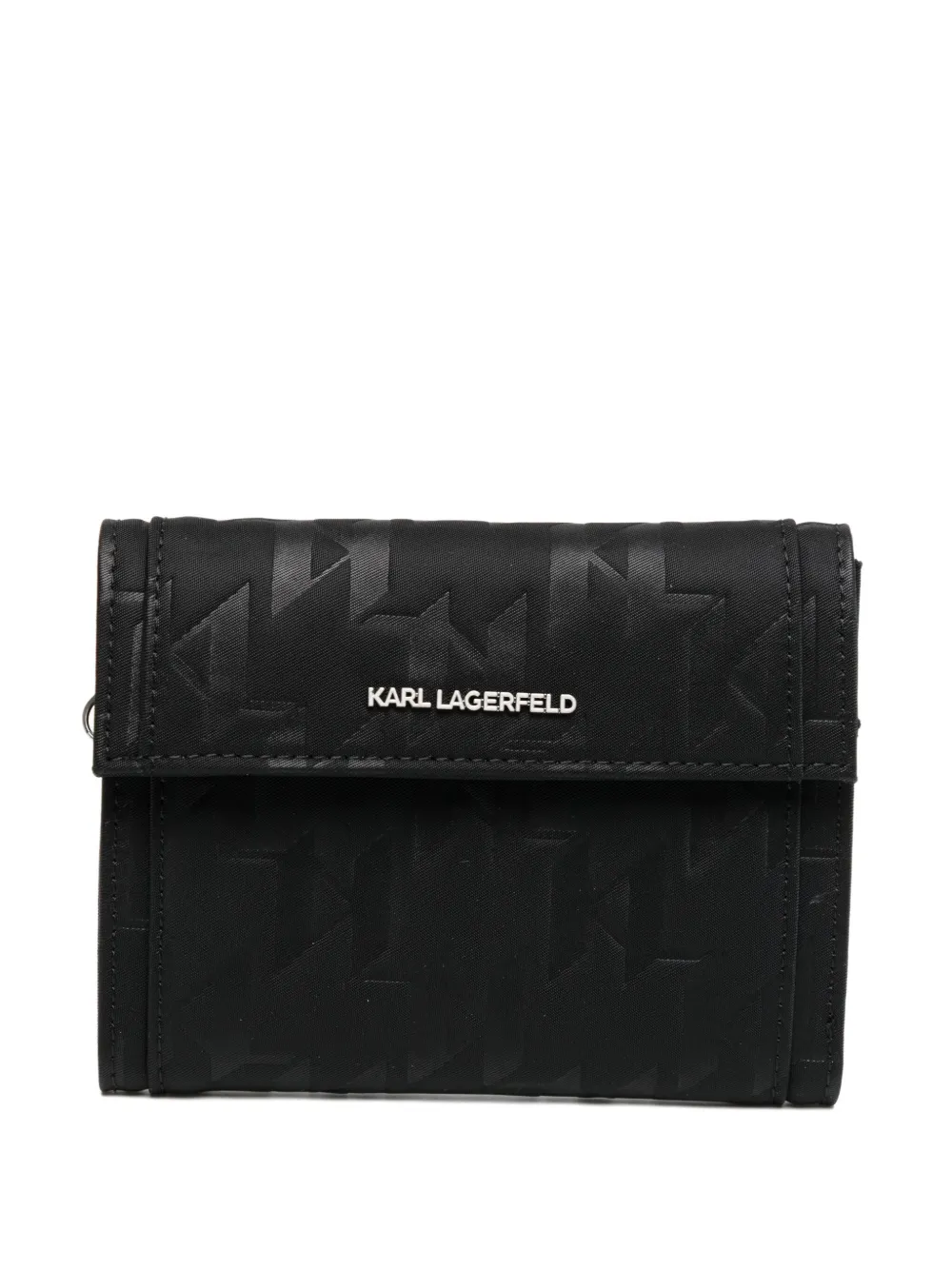 Кошелек с монограммой KARL LAGERFELD, черный
Кошелек с монограммой KARL LAGERFELD, черный